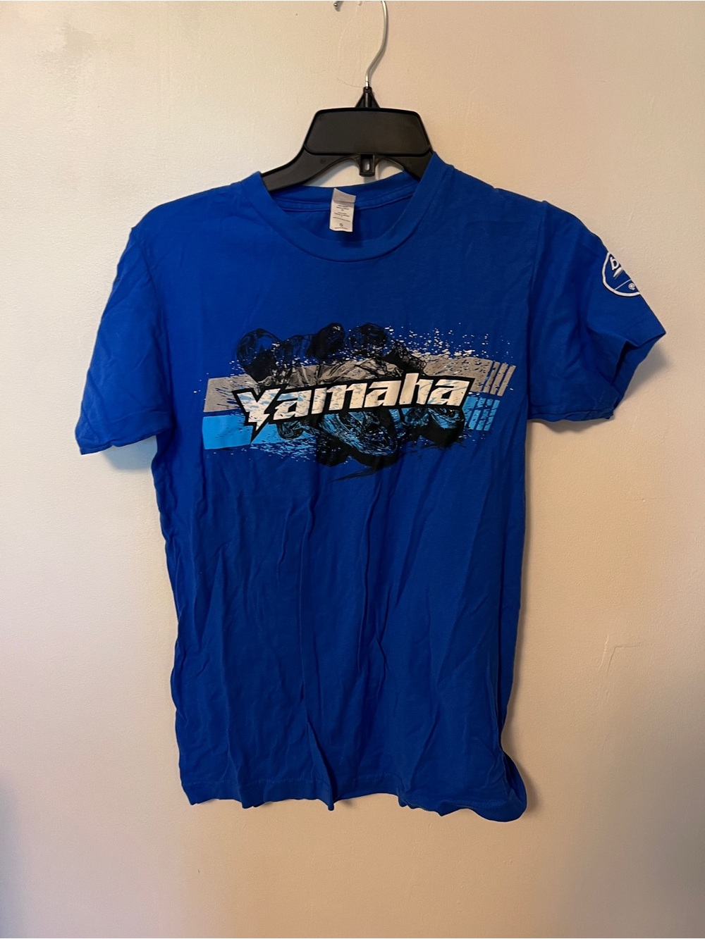Yamaha Blu Cru Sportbike Short Sleeve Logo Tee